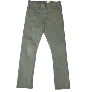 Wrangler Men's Olive Green Chinos